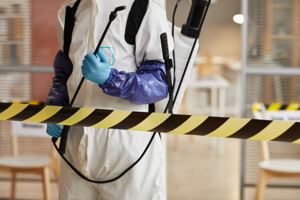 Professional Blood Cleanup technician working in Garland, TX